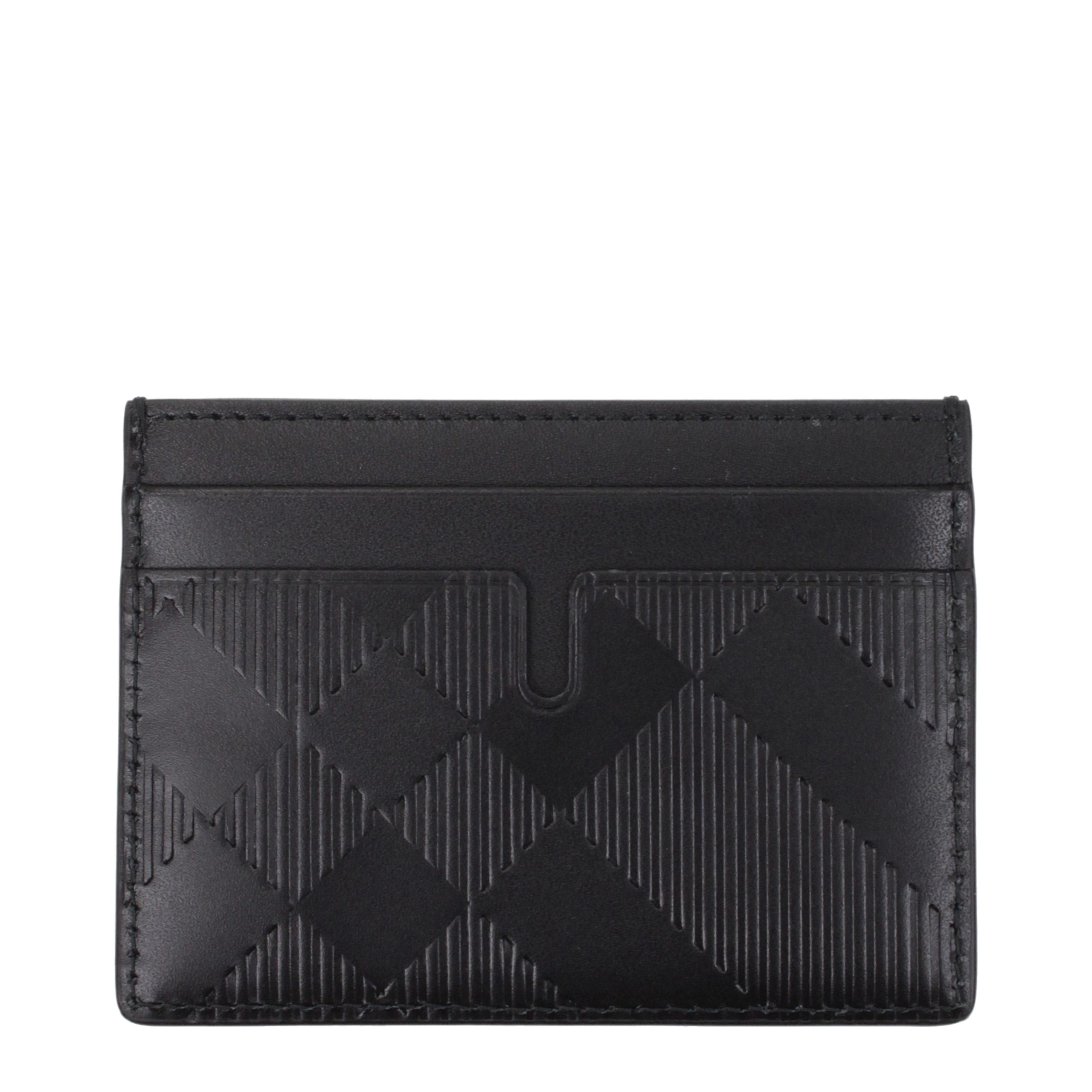 Burberry Leren Kaarthouder – Zwart - Afbeelding 2