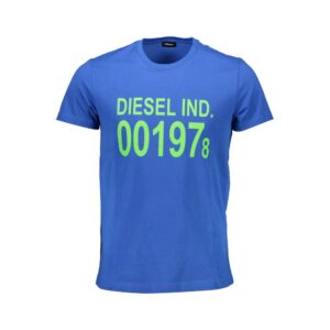 Diesel Heren T-Shirt – Blauw - Afbeelding 1