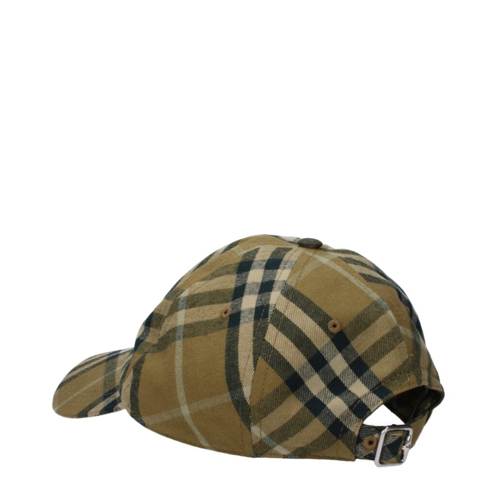 Burberry Check Heren Baseball Cap – Groen
