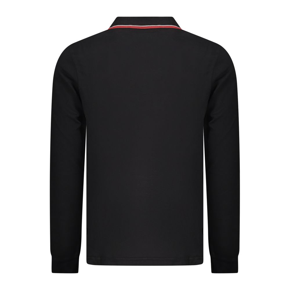 Norway 1963 Heren Polo Lange Mouw – Zwart