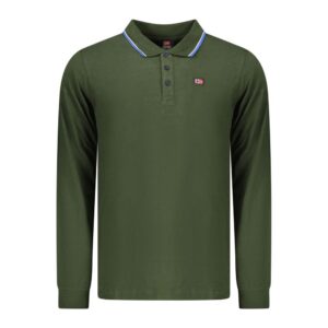 Norway 1963 Heren Polo Lange Mouw – Groen - Afbeelding 1