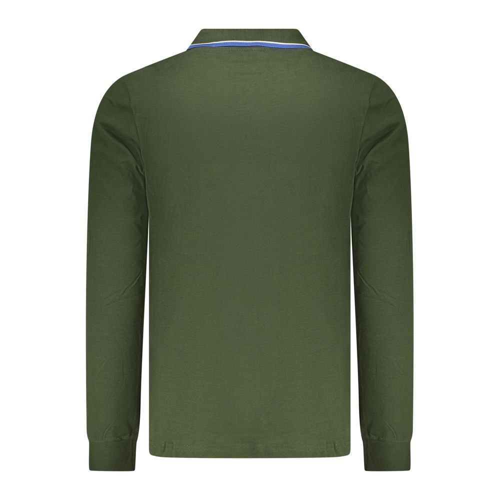 Norway 1963 Heren Polo Lange Mouw – Groen