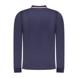 Norway 1963 Heren Polo Lange Mouw – Blauw - Afbeelding 2